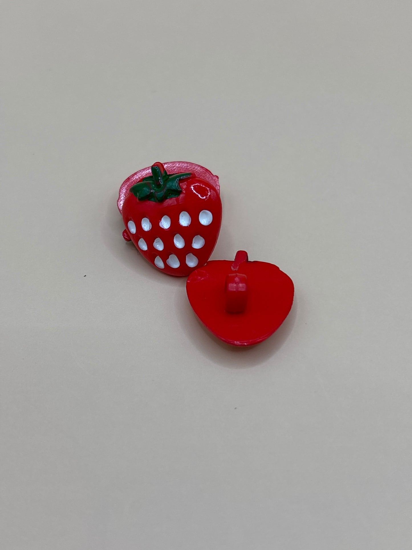 Strawberry Shaped button