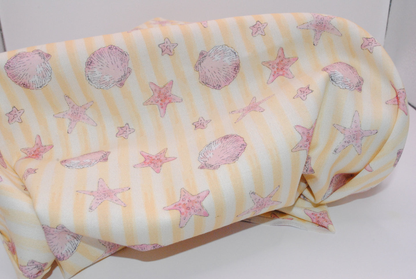 Sundaes by the Sea Shell Stripe 100% cotton