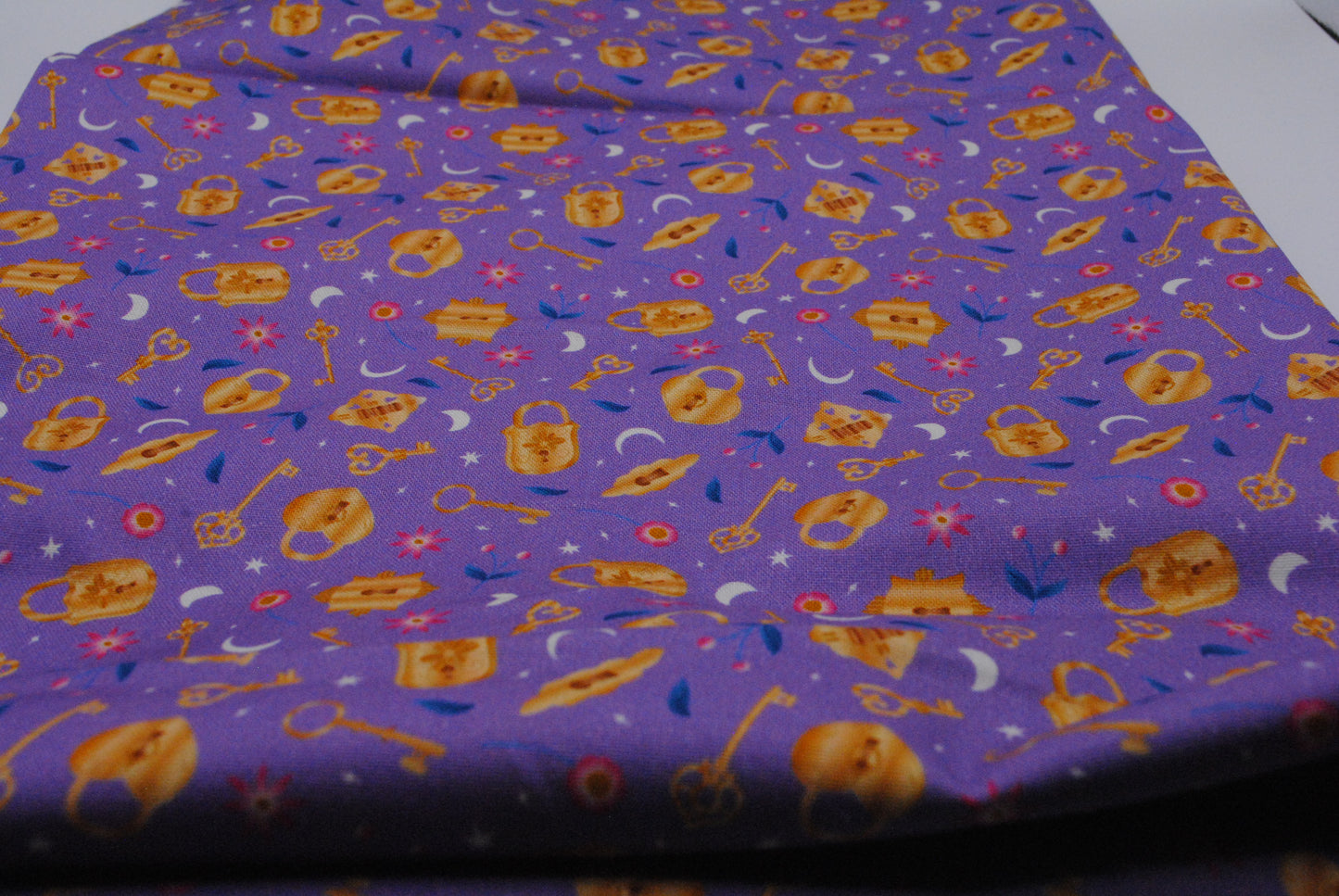 Kimberley Hind Lock & key 100% cotton fabric