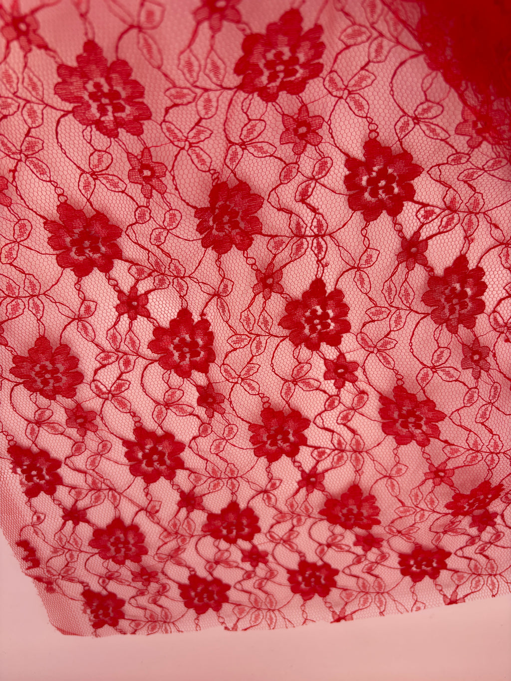 Plan dyed polyester lace