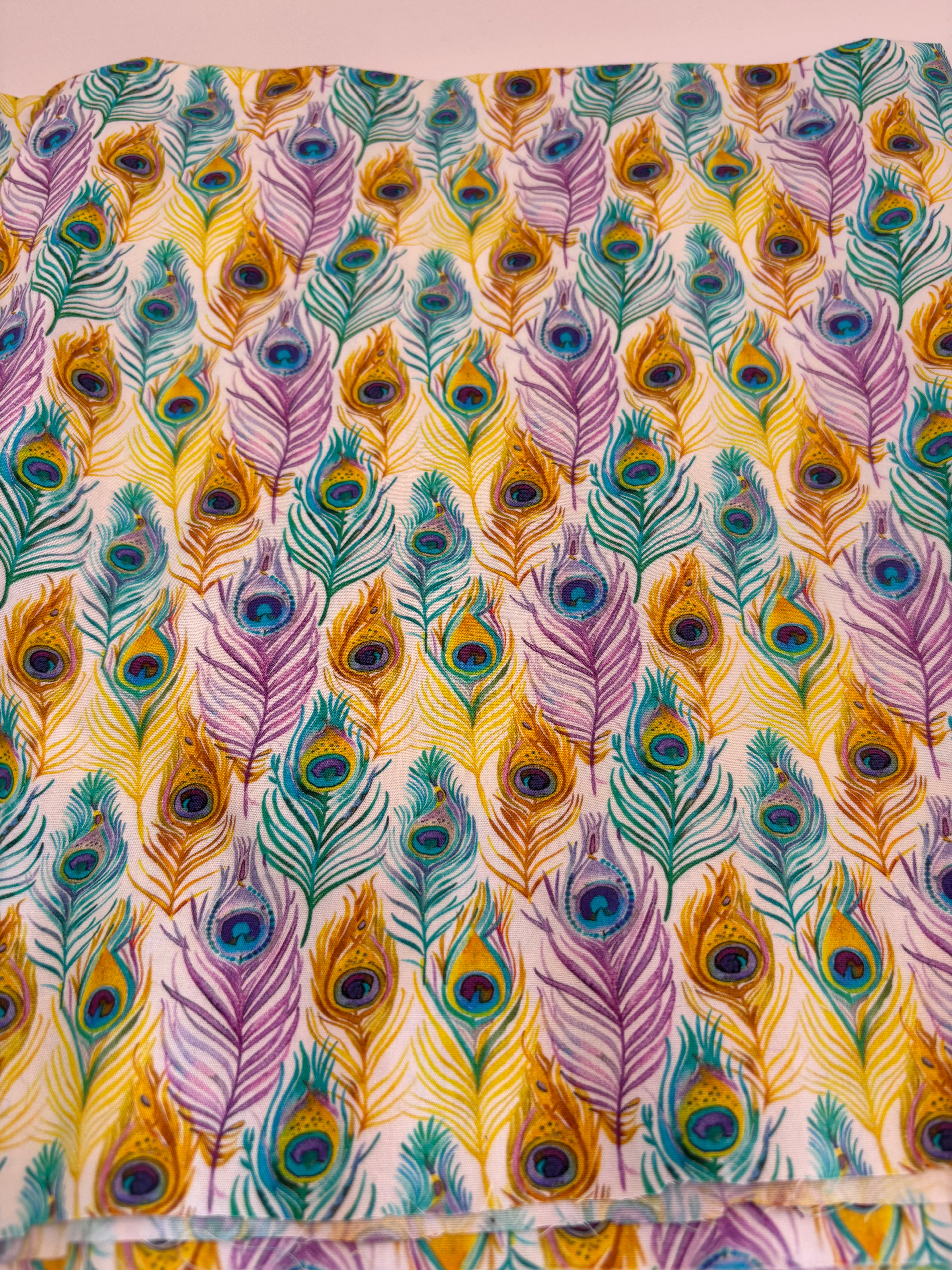 Peacock feathers