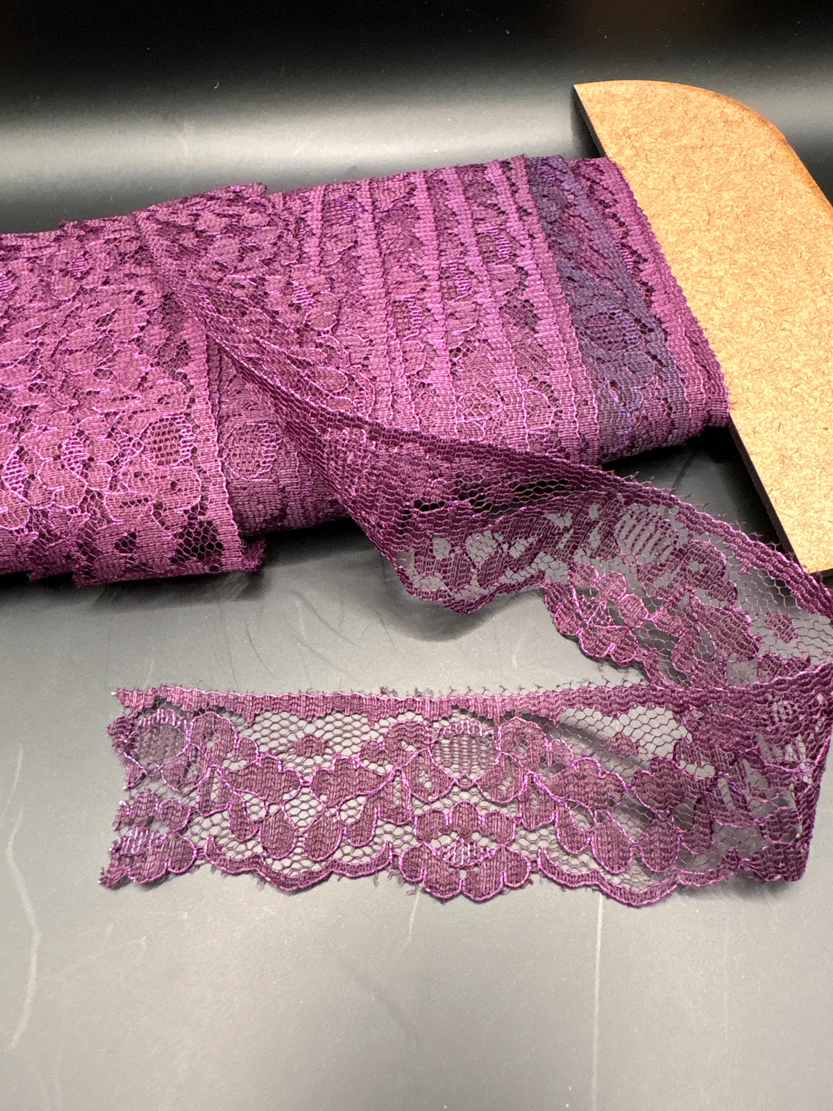 Nylon lace purple