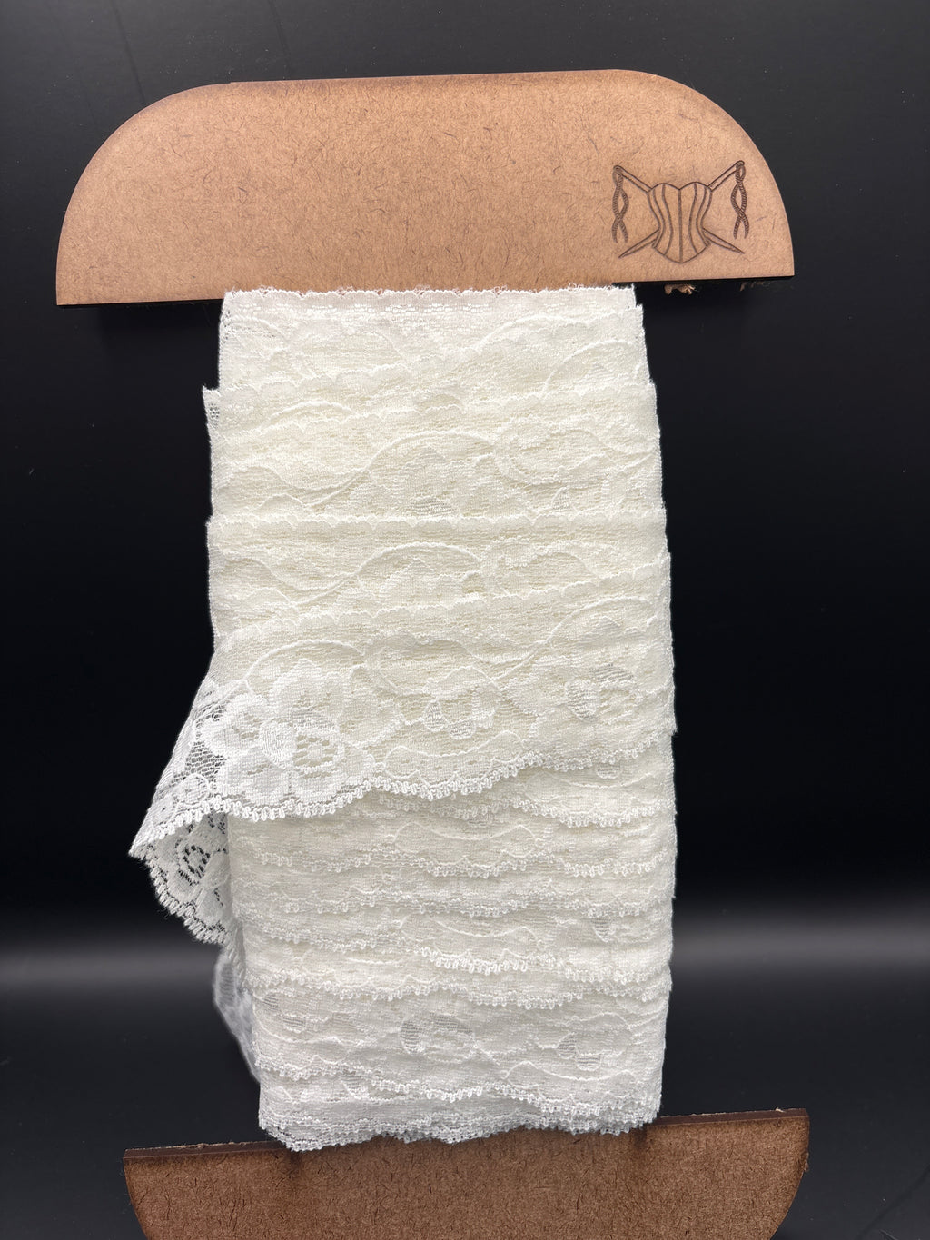 Off white flower lace