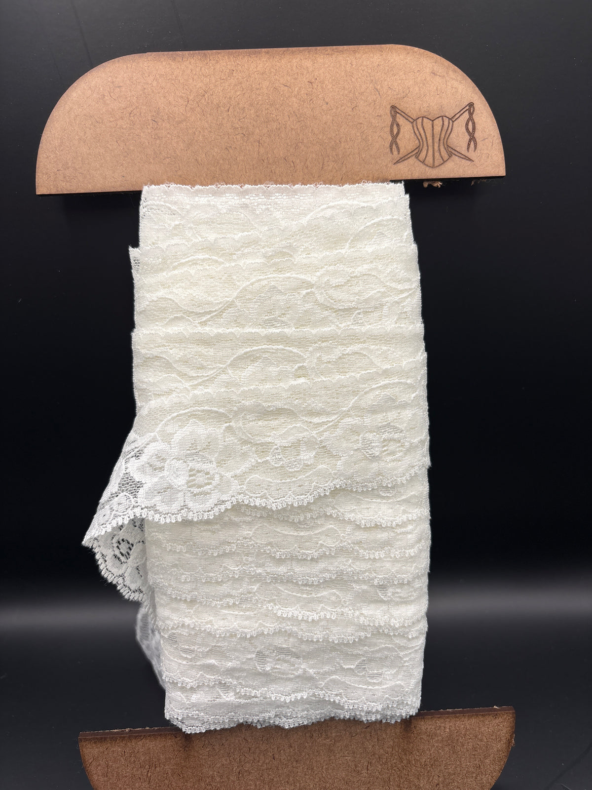 Off white flower lace