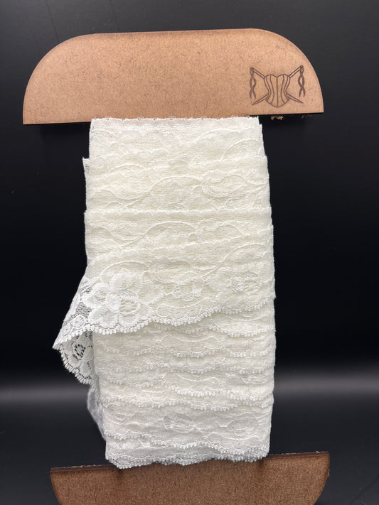 Off white flower lace