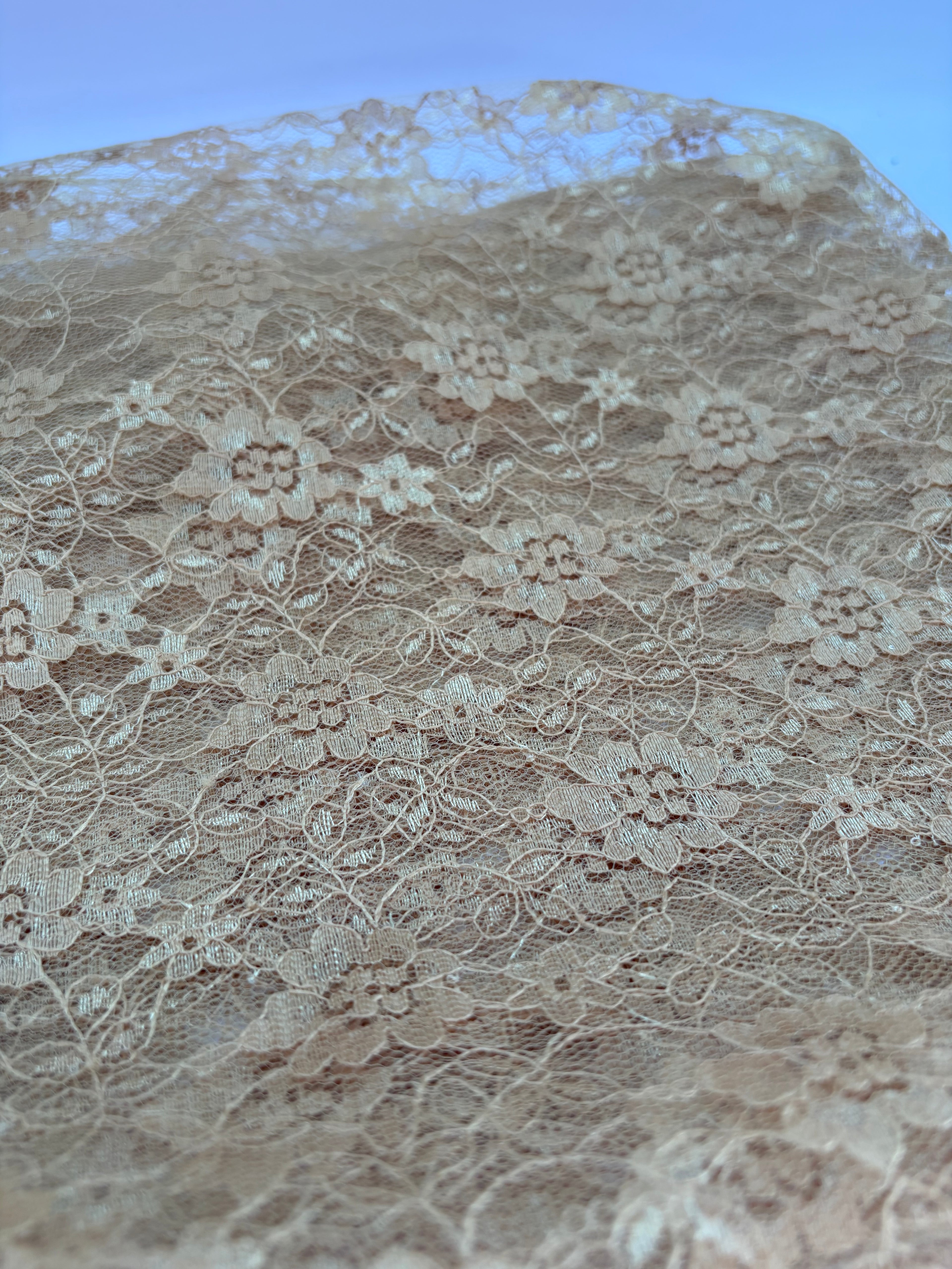 Plan dyed polyester lace