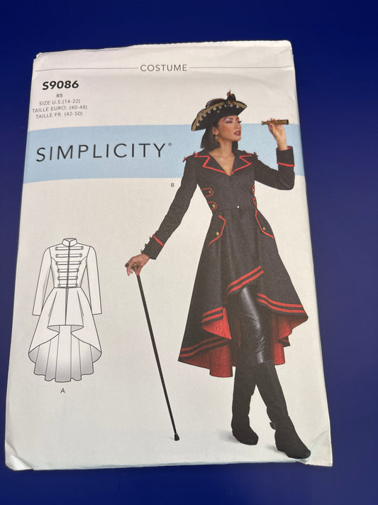 Simplicity S9086 costume sewing pattern