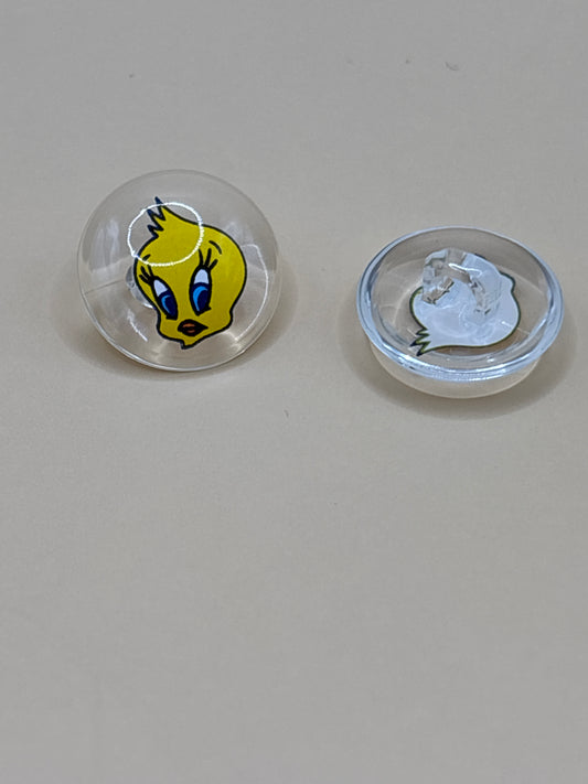 Tweety pie button