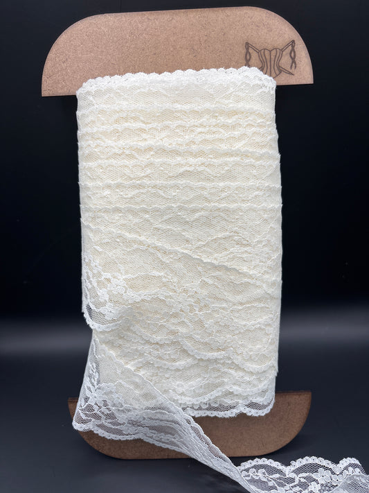 Cream nylon lace vine