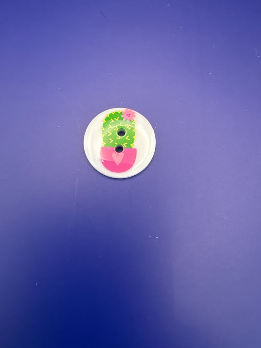 Cactus 19mm button