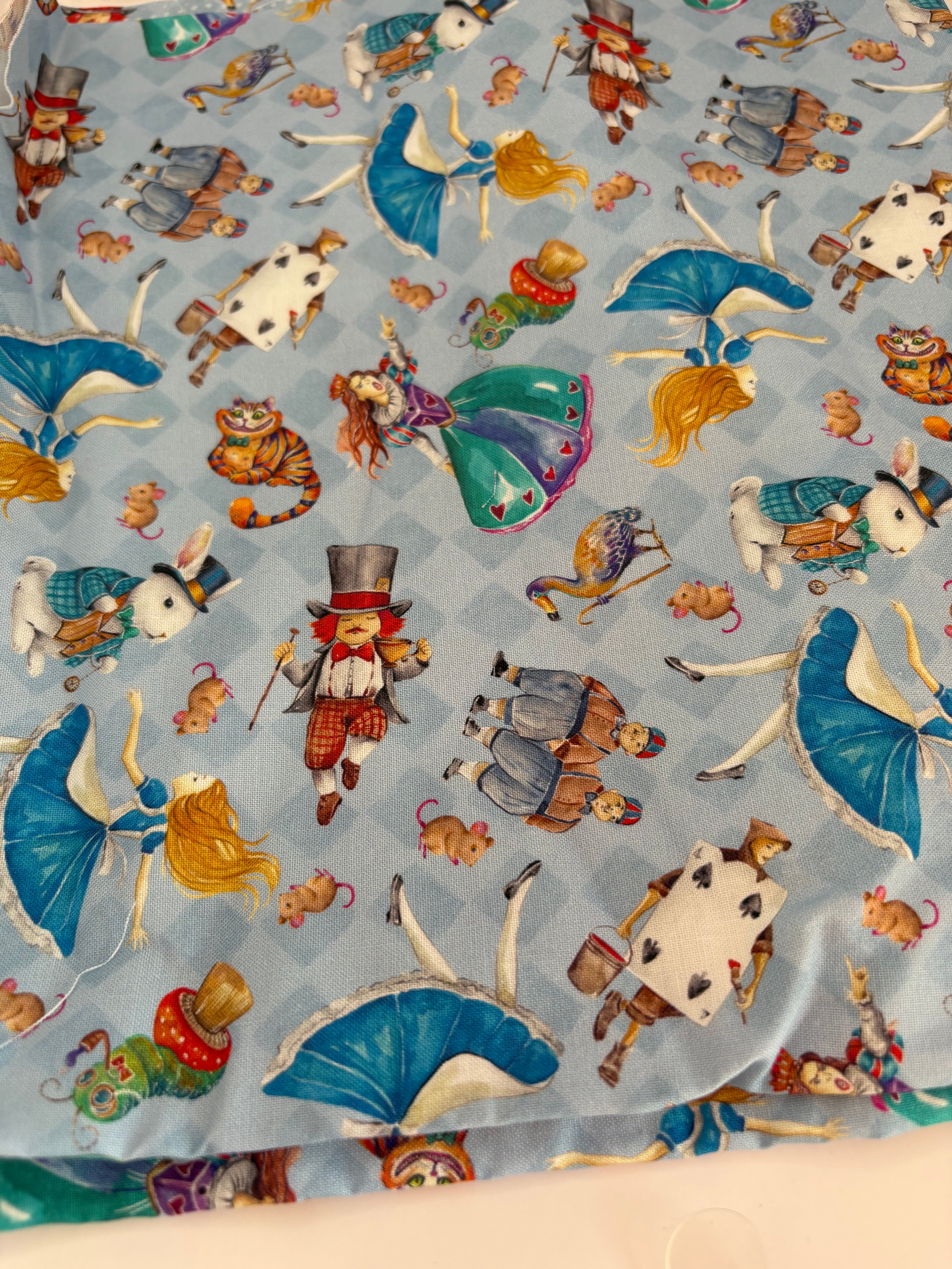 Alice Characters cotton fabric