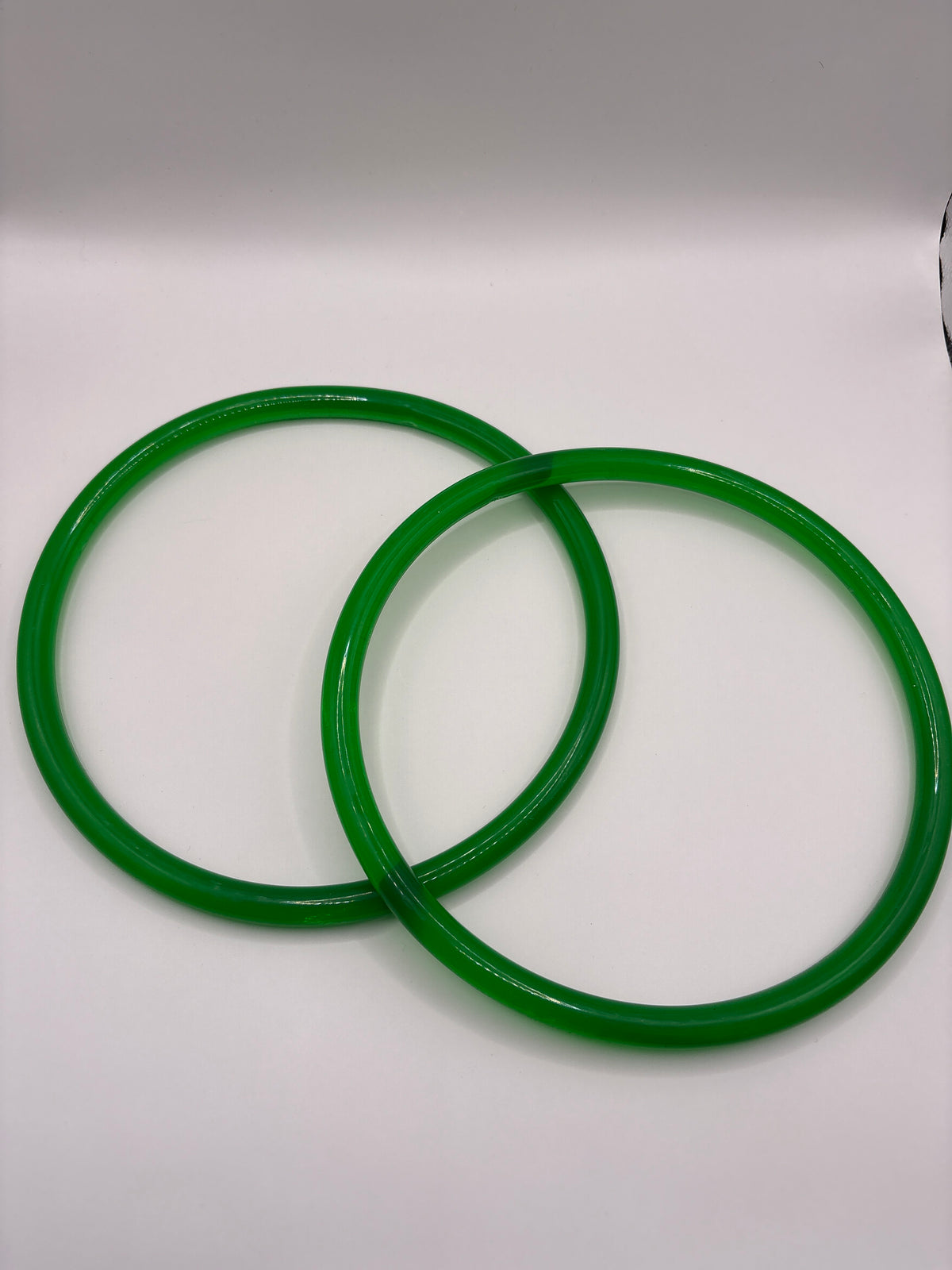 Pair of Green bag handles