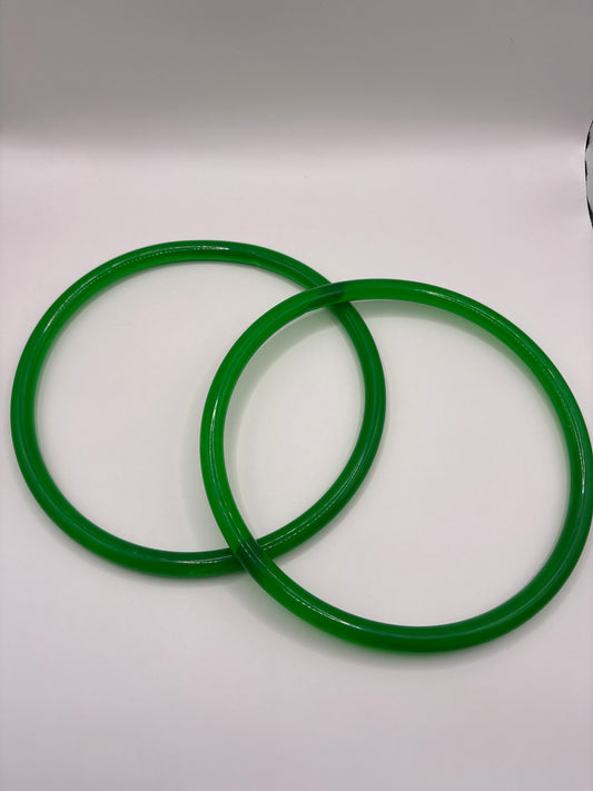 Pair of Green bag handles