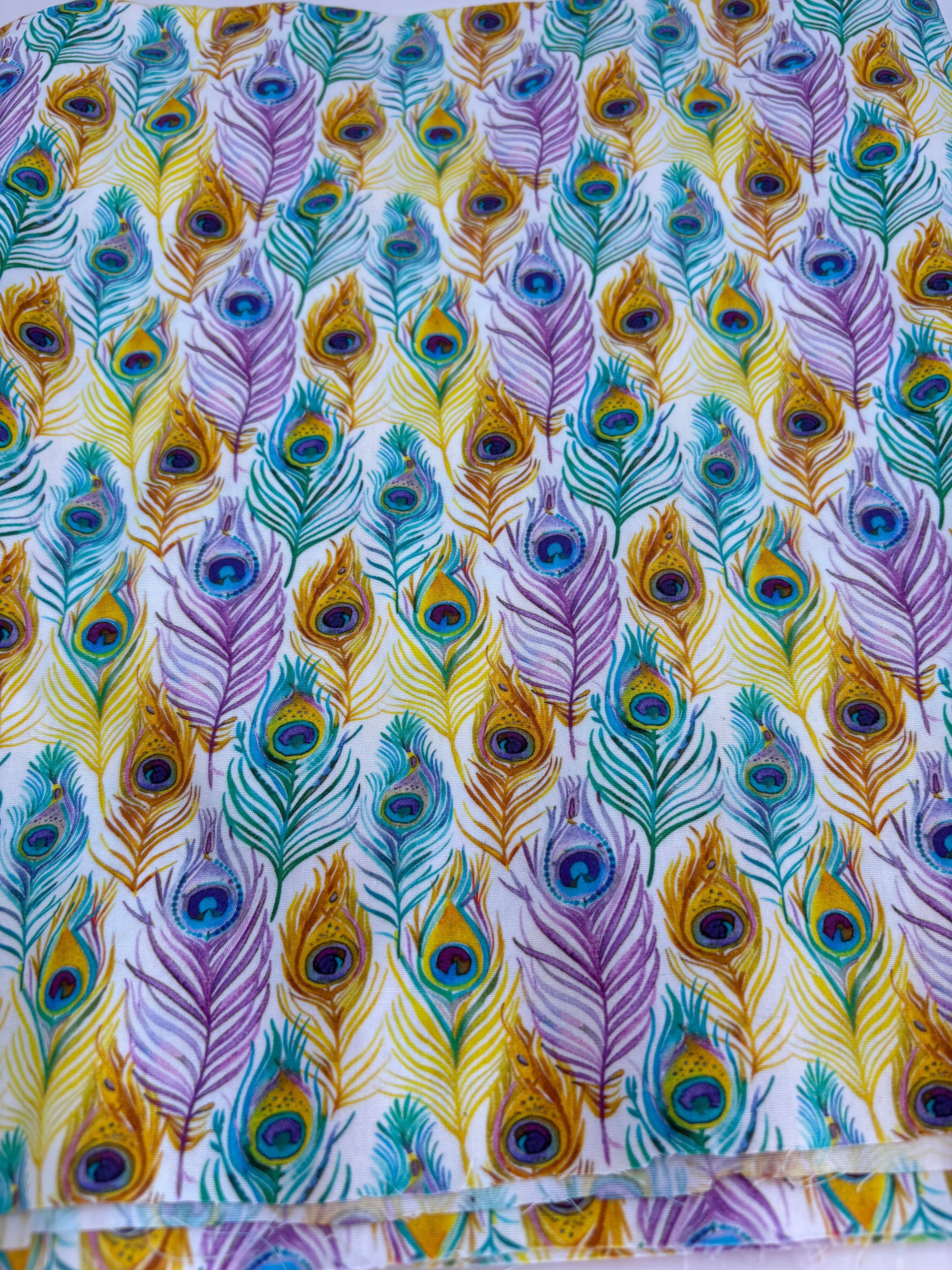 Peacock feathers