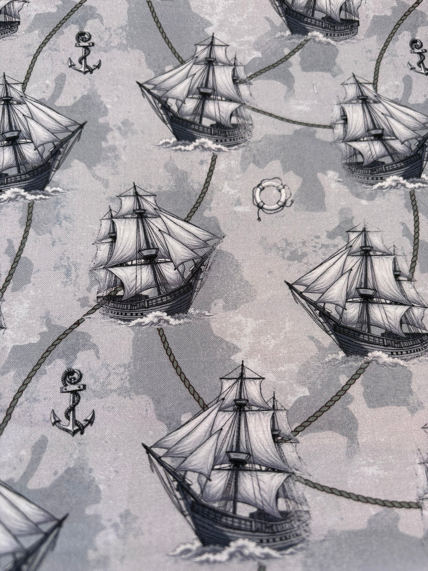 Tall ships 100% cotton