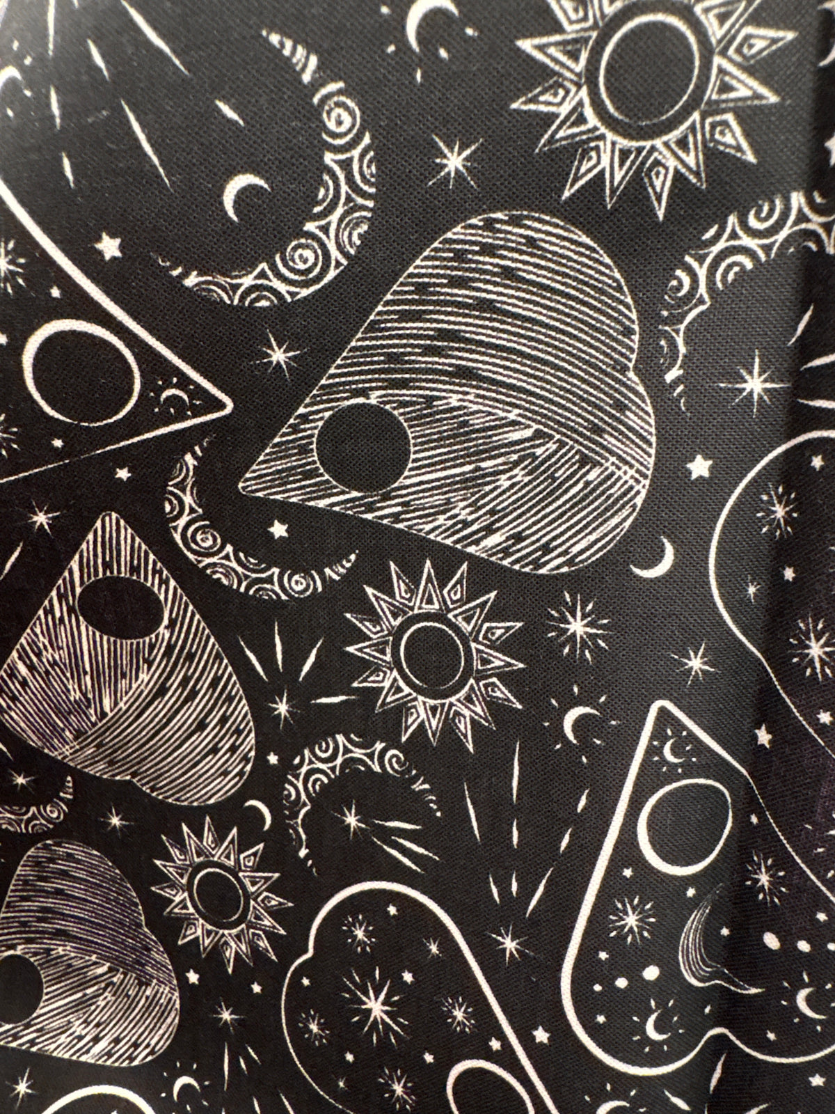 Halloween Astrology cotton fabric was £5.50 now £4.50