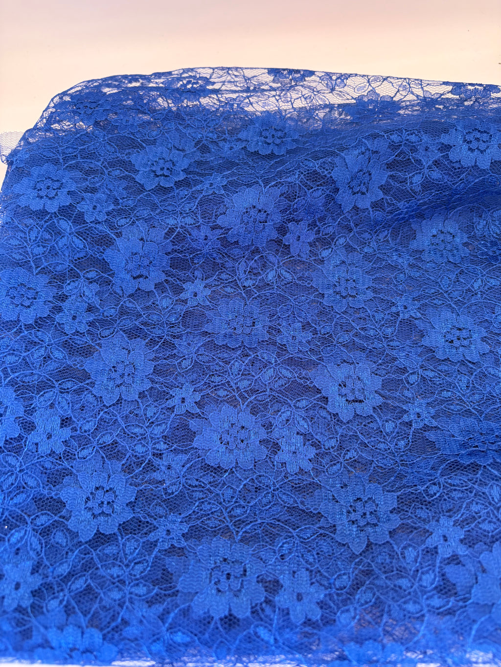 Plan dyed polyester lace