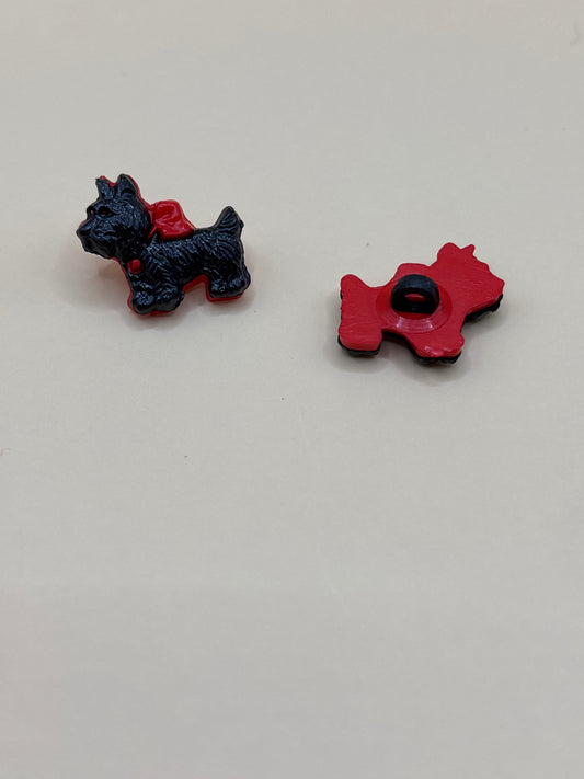 Dog Shaped Button