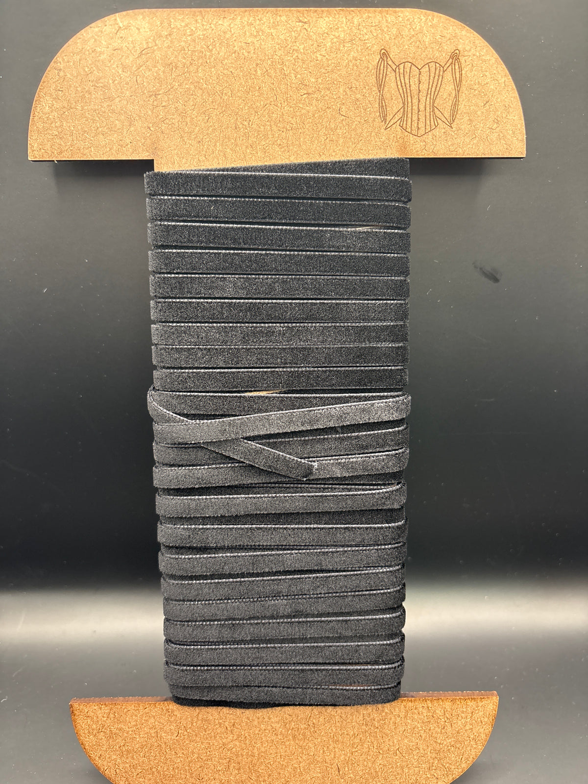 Black velvet ribbon 7mm