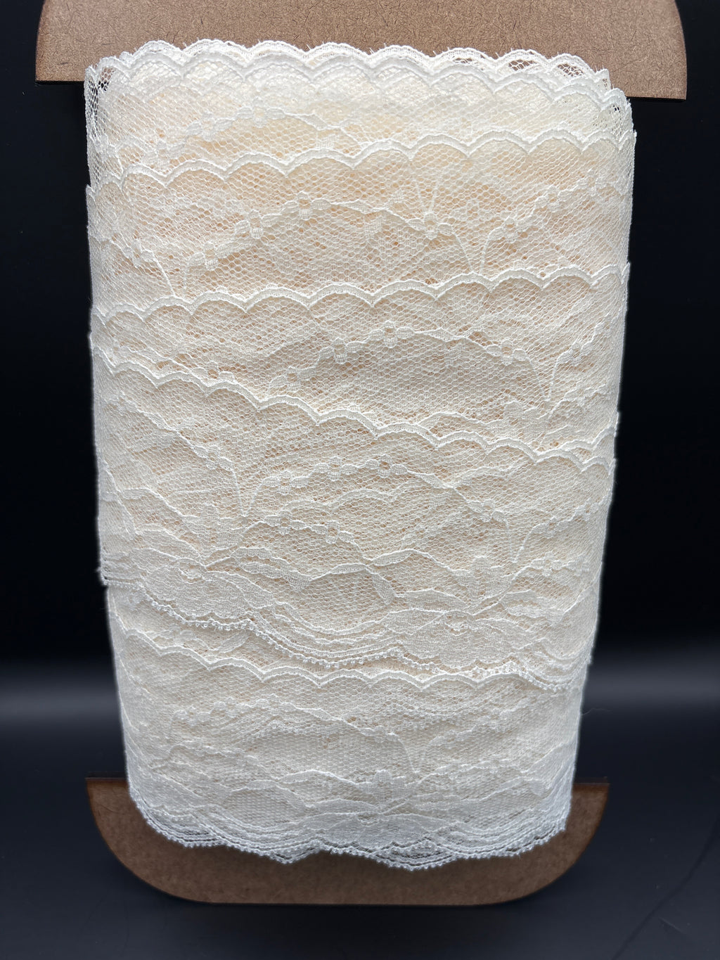 Cream nylon lace vines