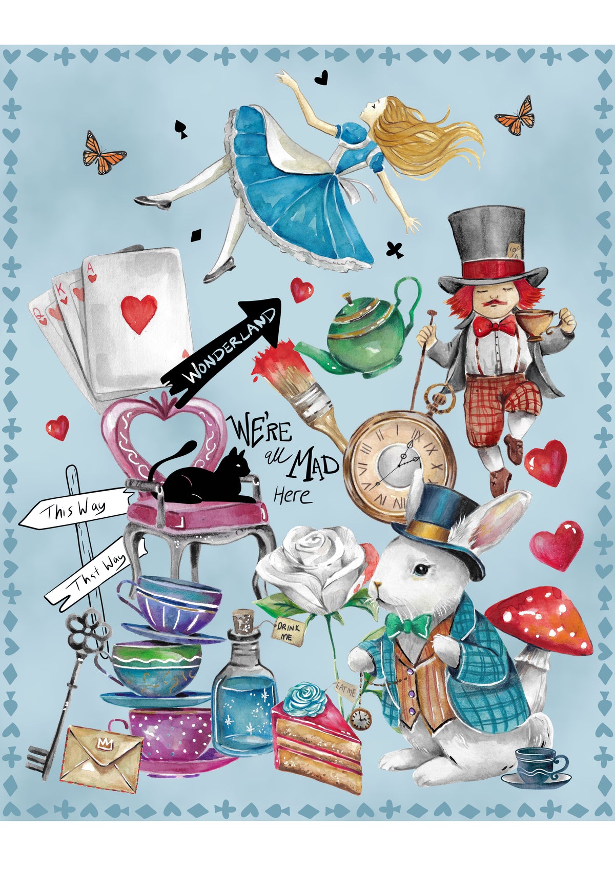 Alice panel cotton fabric