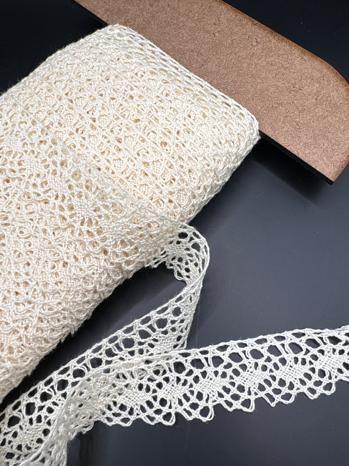 Cream cotton lace