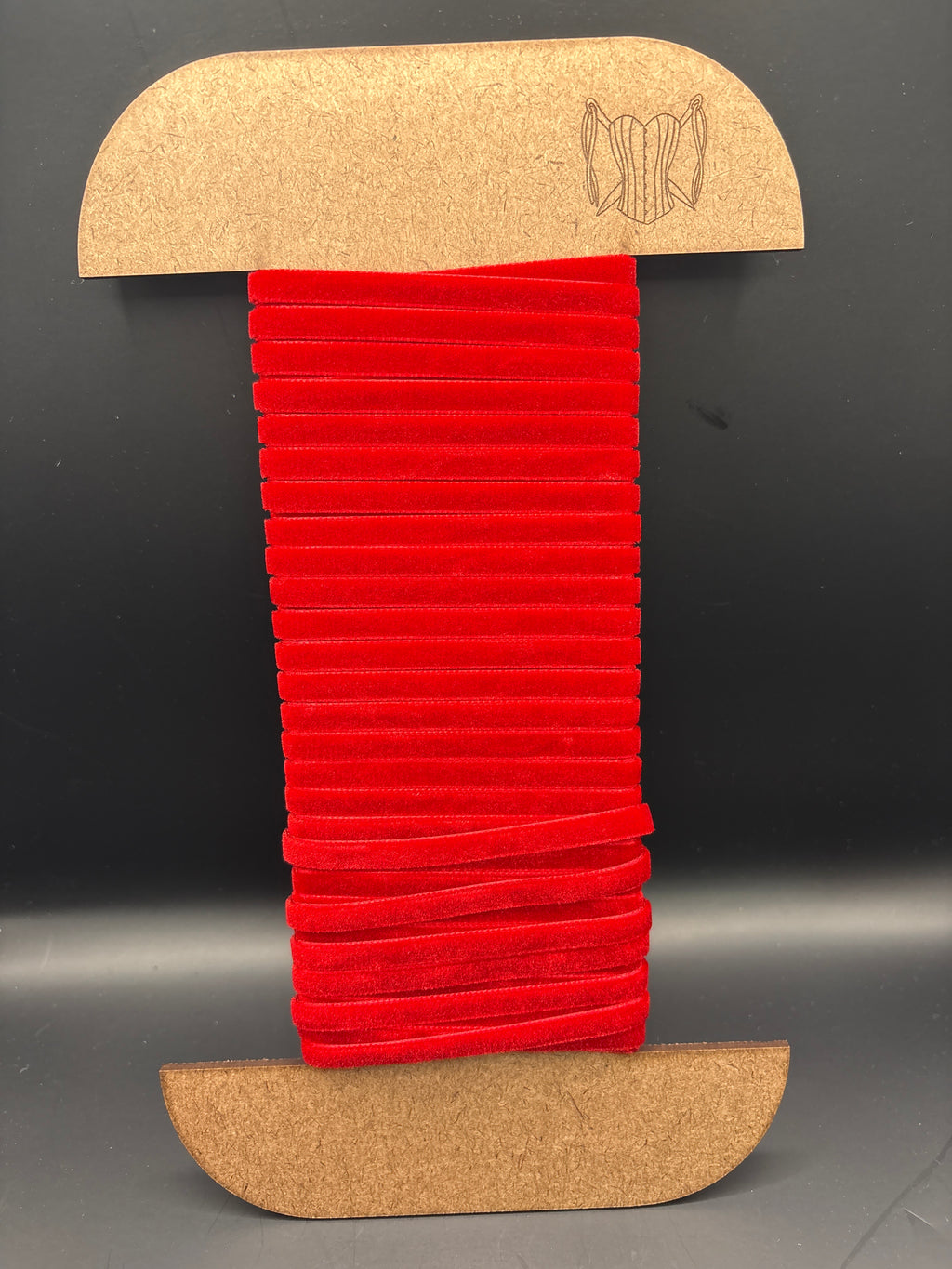Red velvet ribbon 7mm
