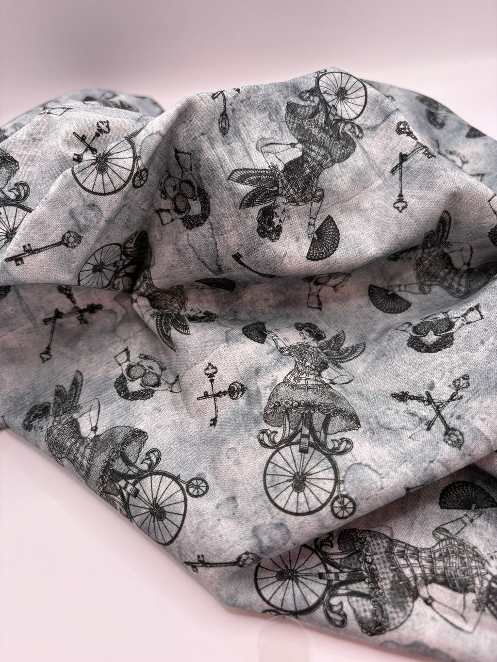 Full Steam ahead cotton fabric