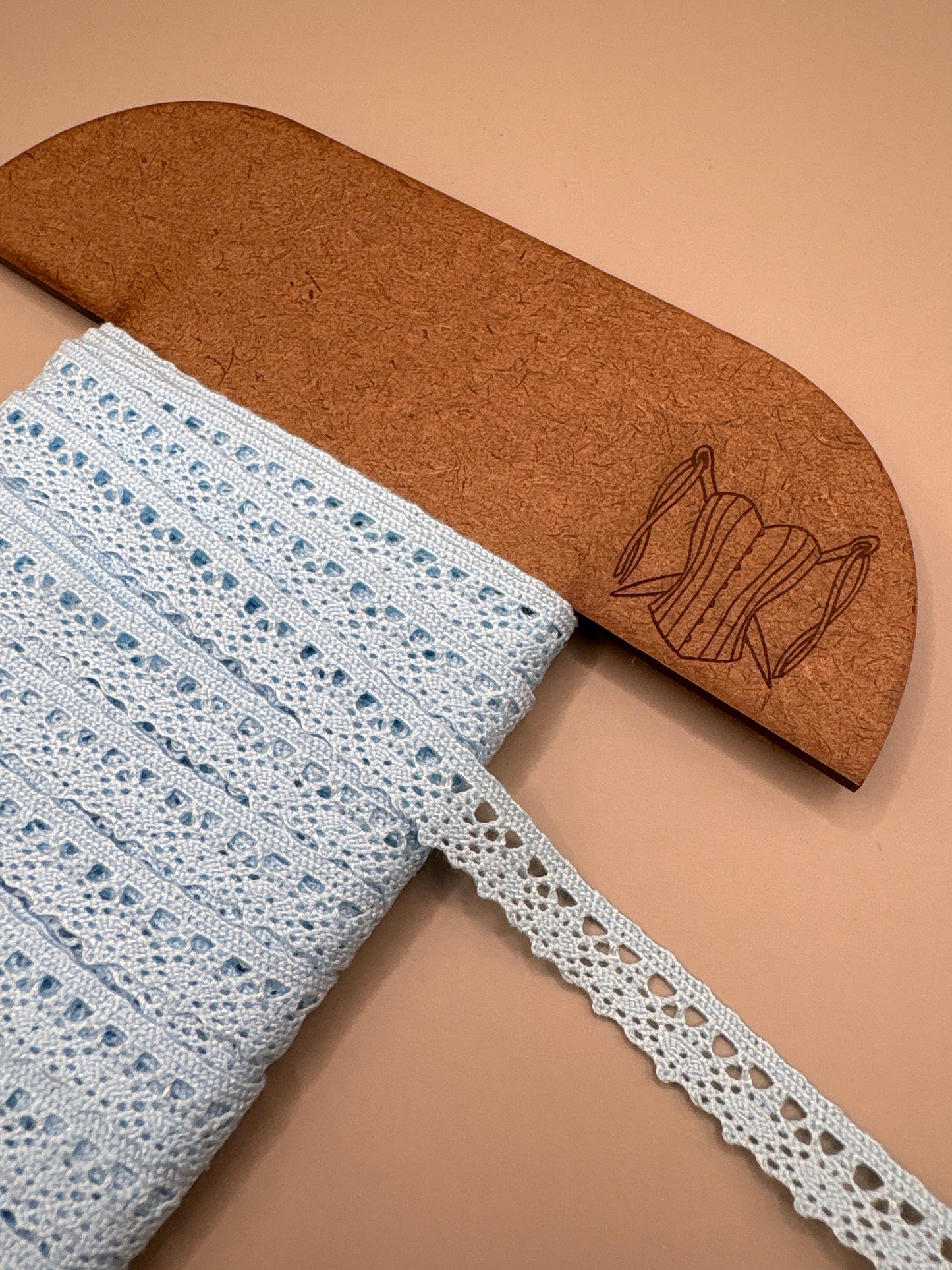 Coloured Lace trim 10mm wide