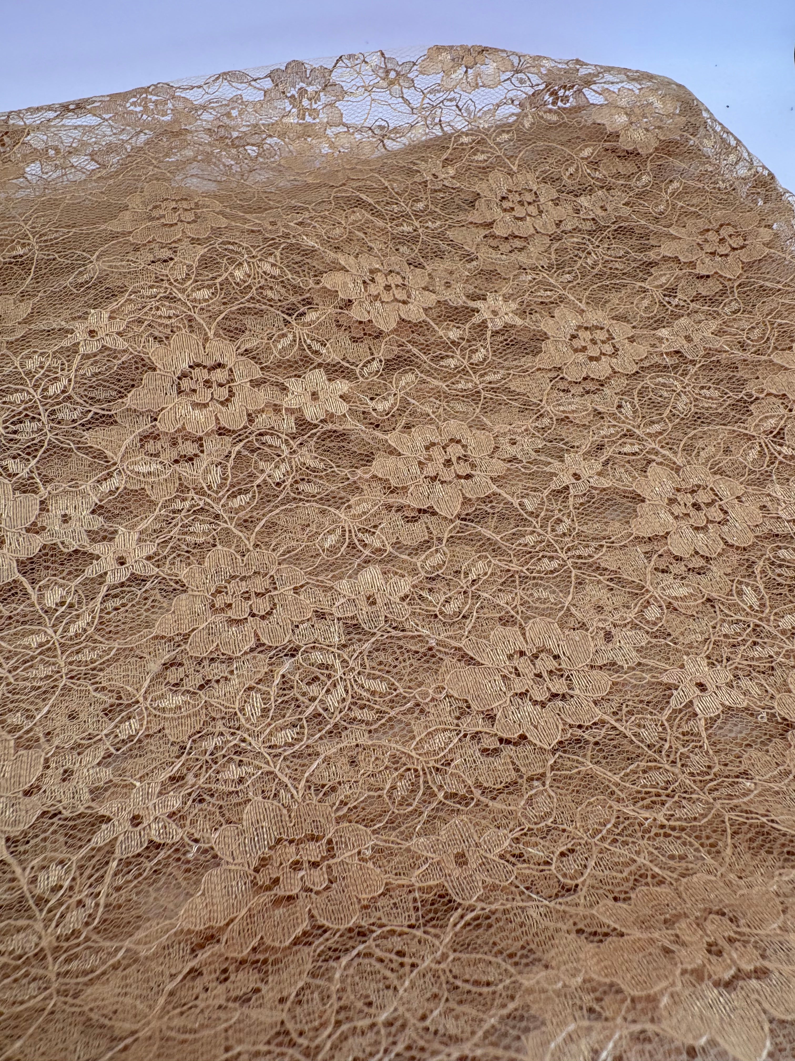 Plan dyed polyester lace