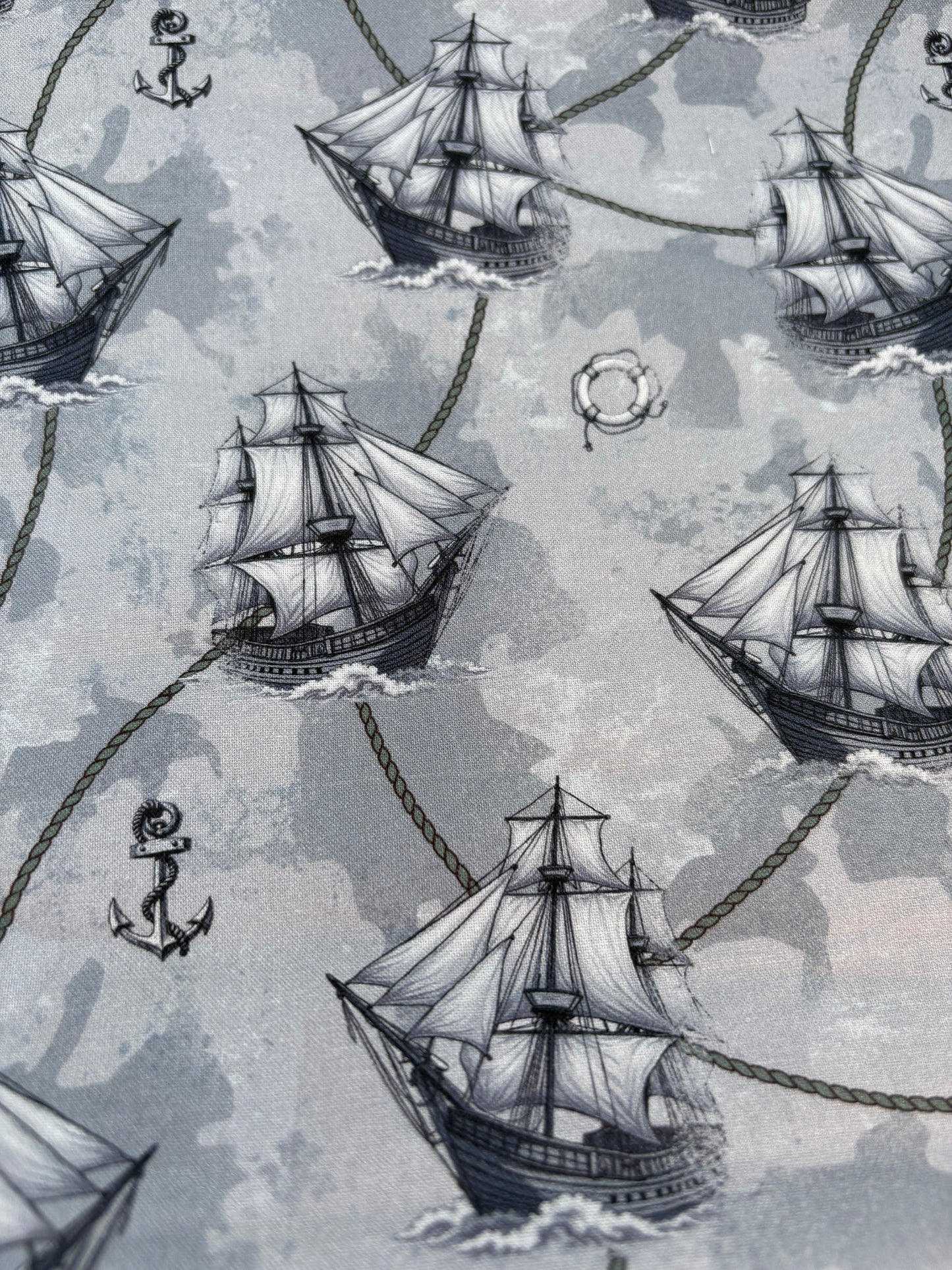 Tall ships 100% cotton