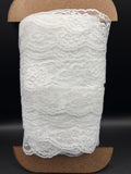 Nylon lace white 35mm wide