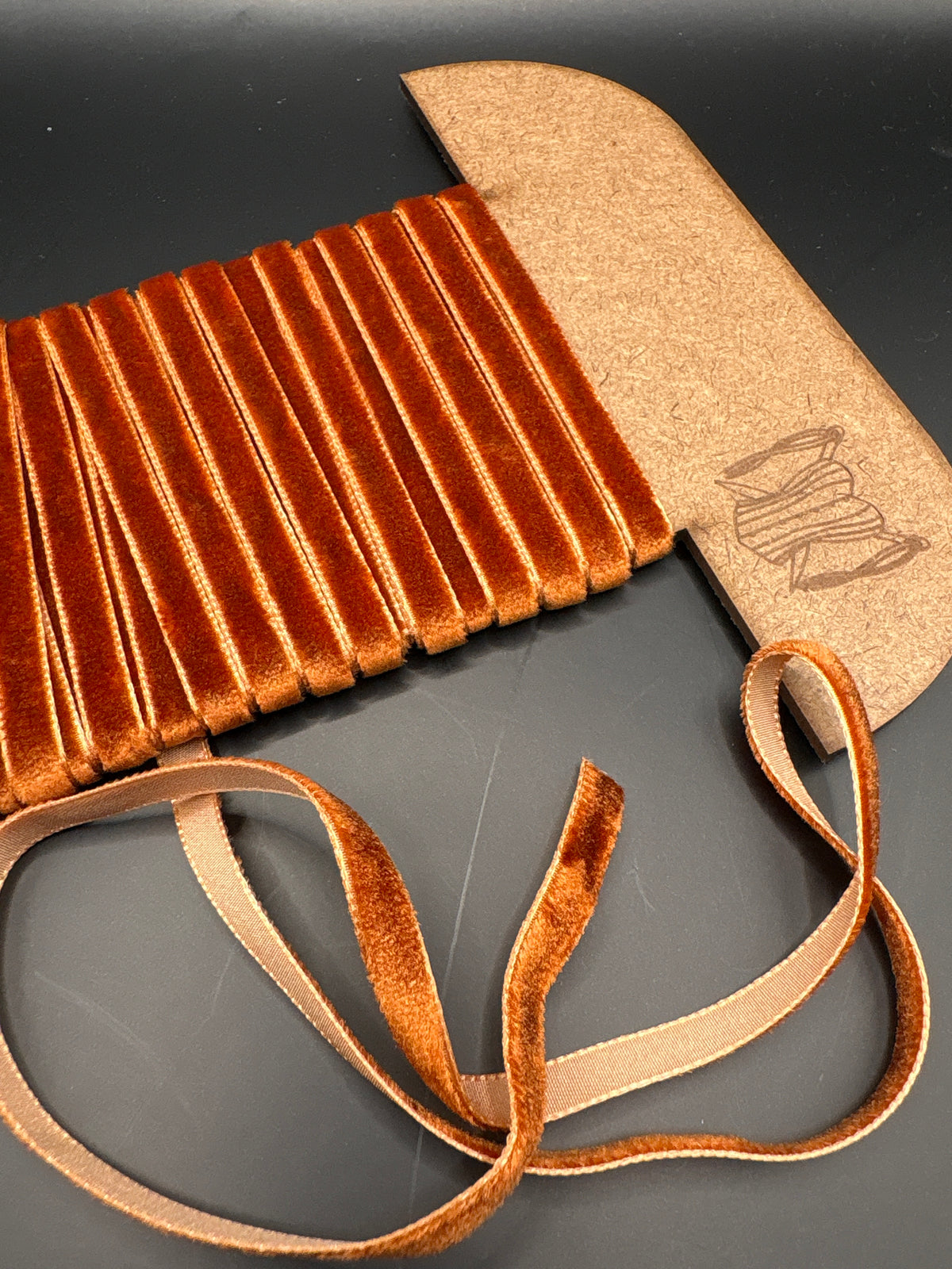 Velvet Ribbon Rust