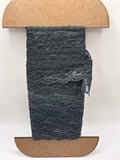 Dark Grey flower lace