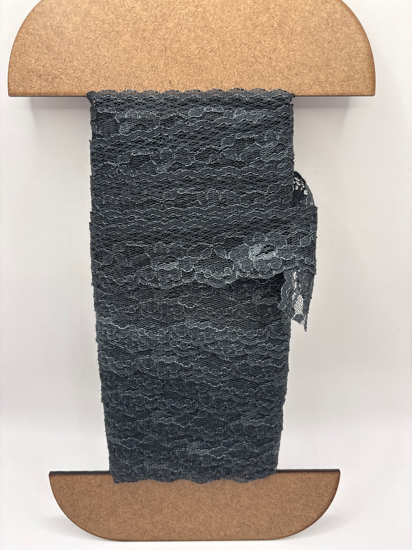 Dark Grey flower lace
