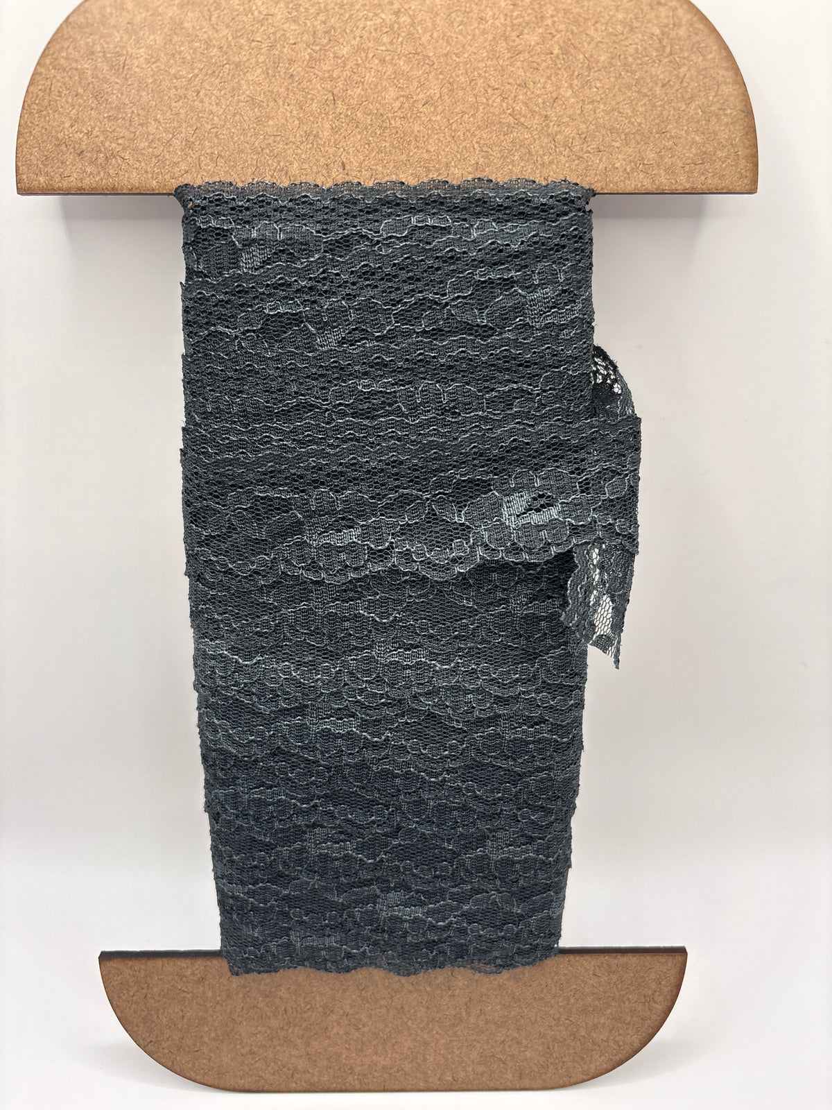 Dark Grey flower lace