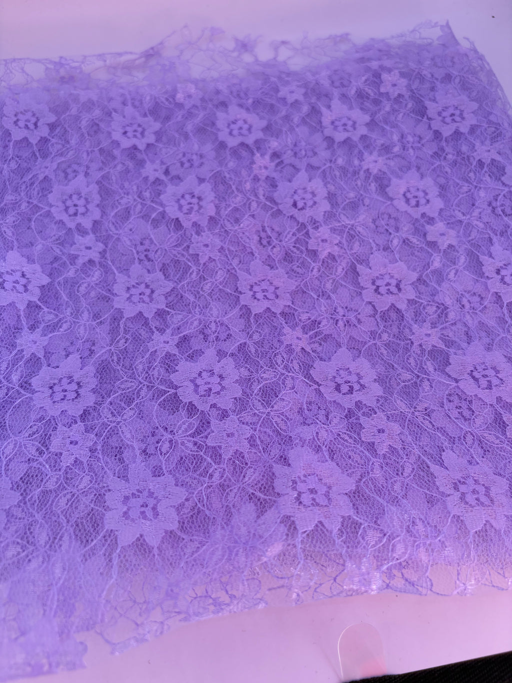 Plan dyed polyester lace