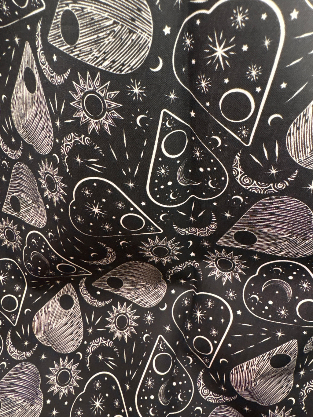 Halloween Astrology cotton fabric was £5.50 now £4.50