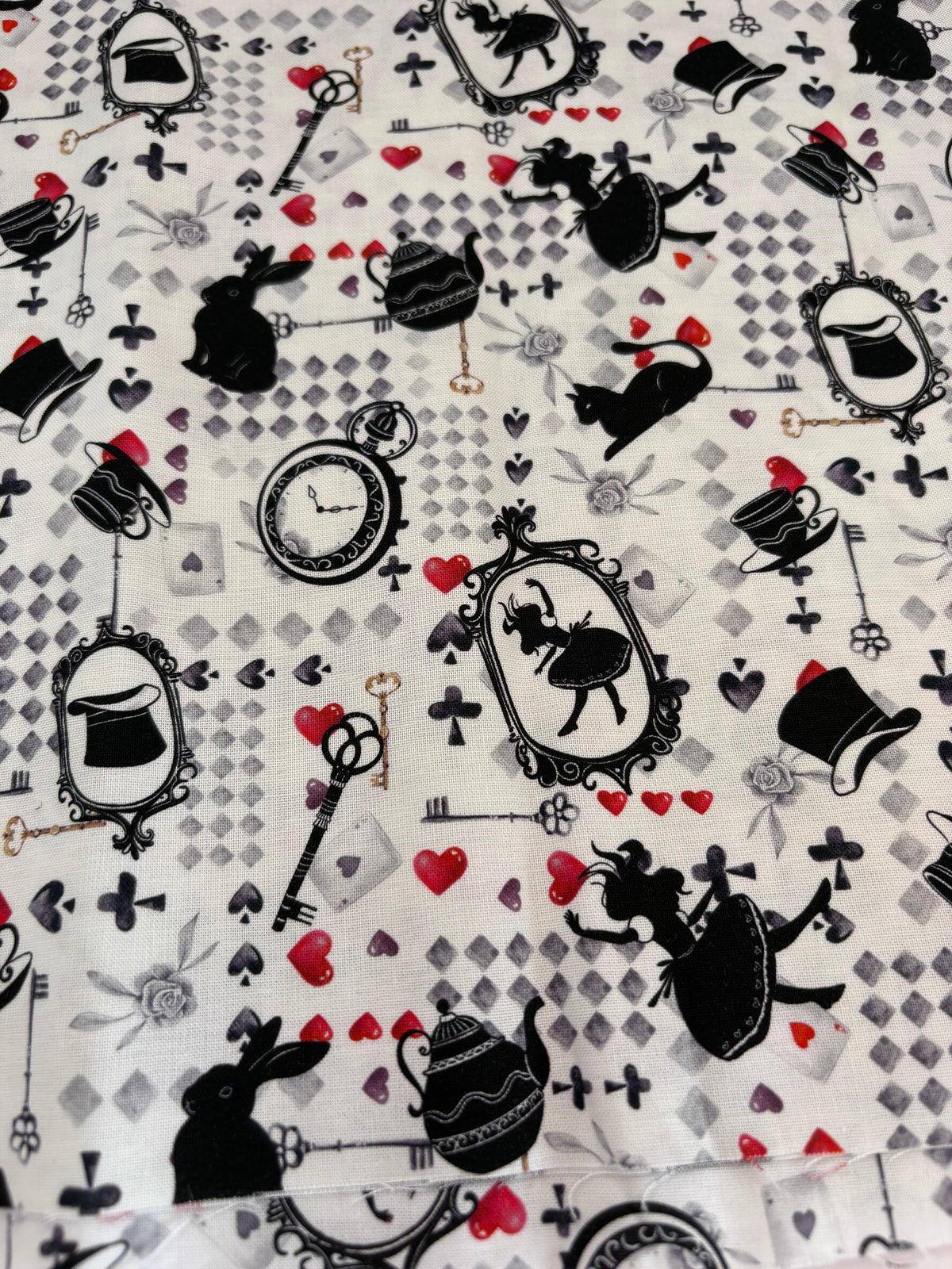 Alice Silhouettes cotton fabric
