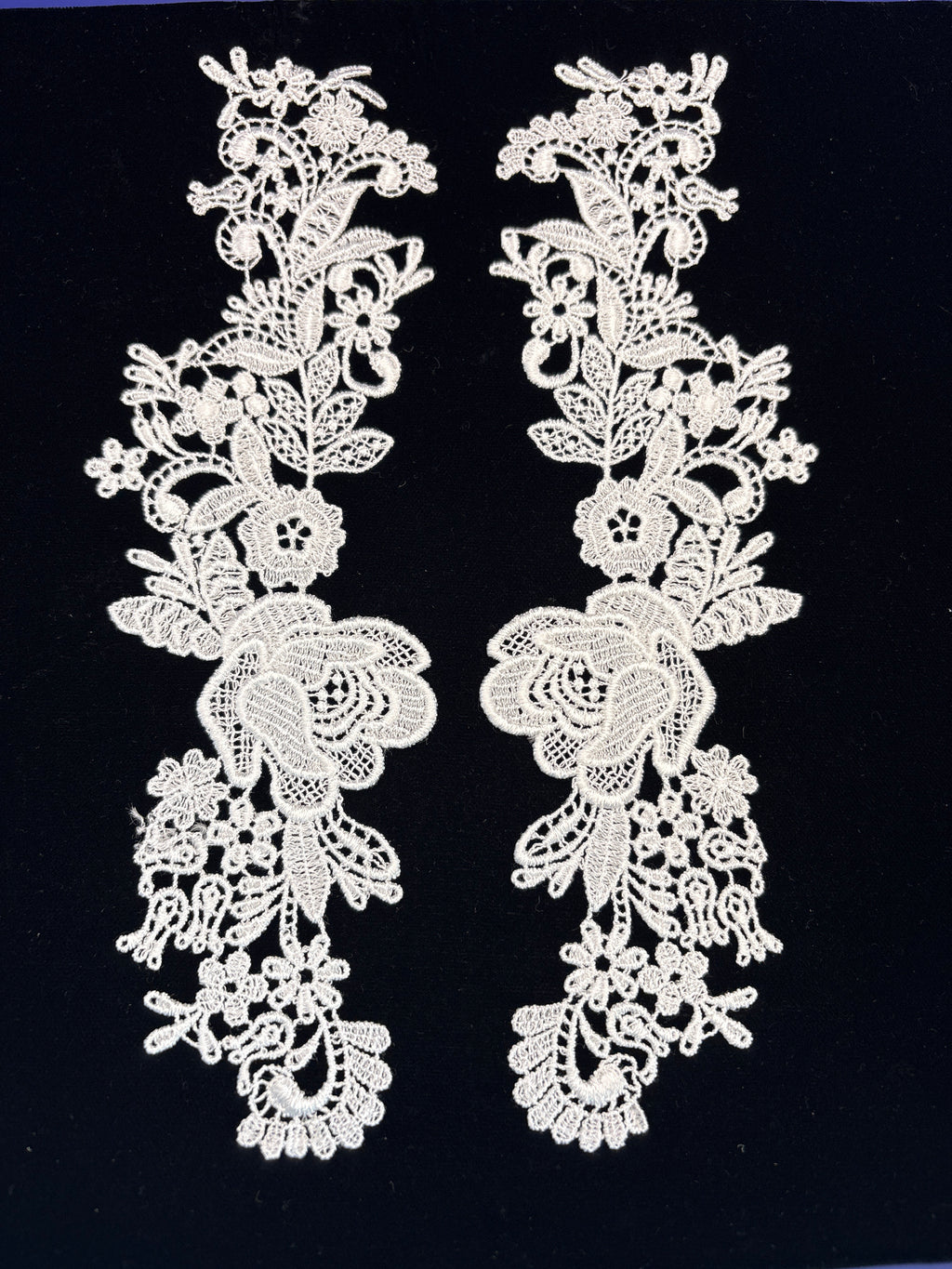 light ivory lace collar Guipure rose