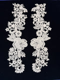 light ivory lace collar Guipure rose