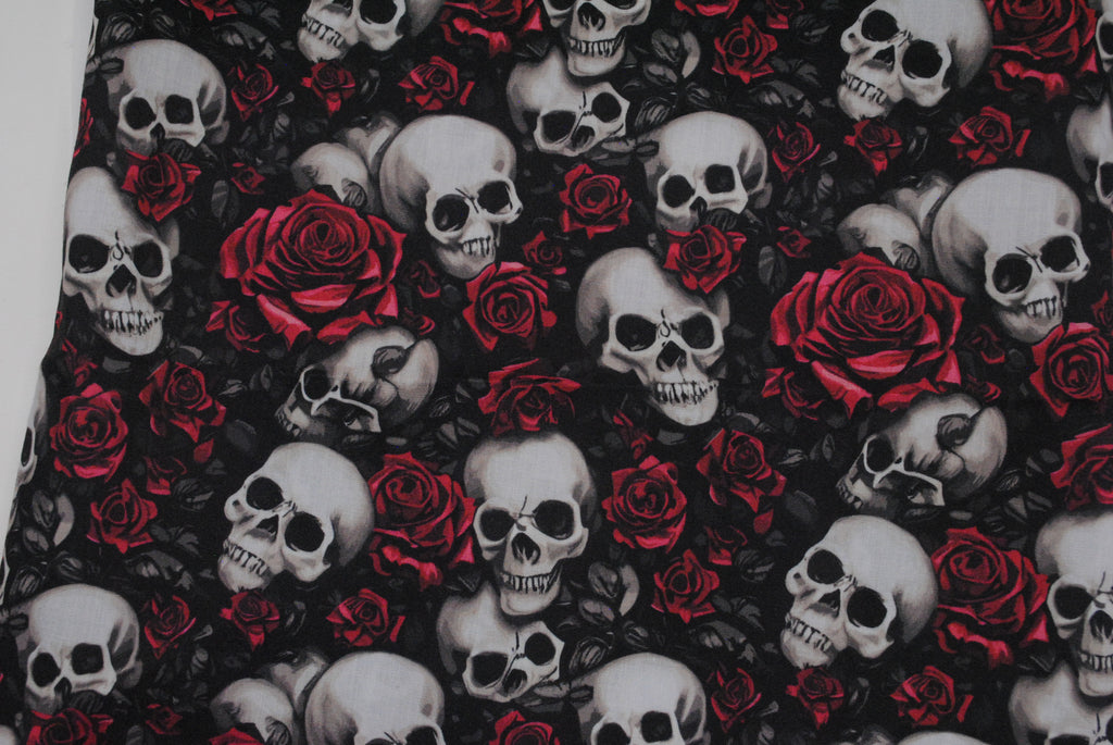 Skulls and roses