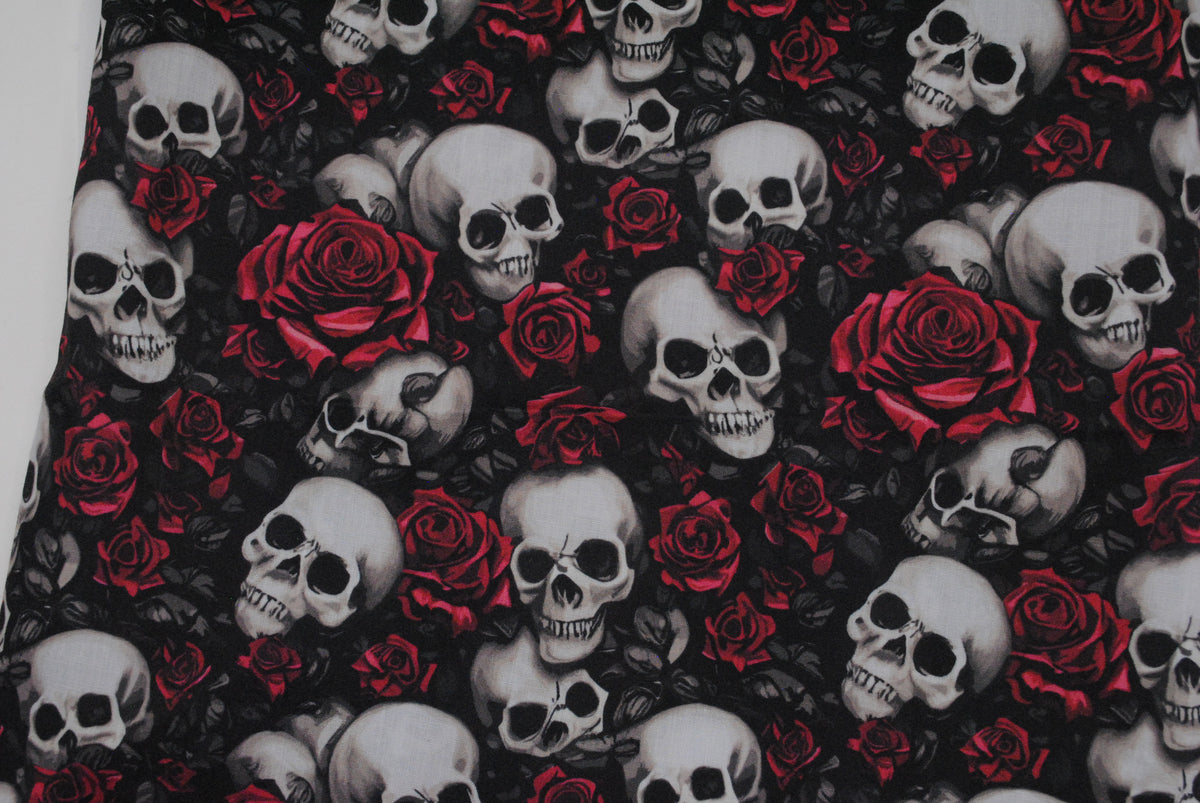 Skulls and roses