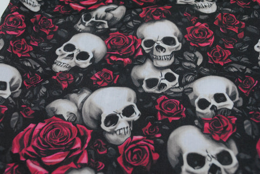 Skulls and roses