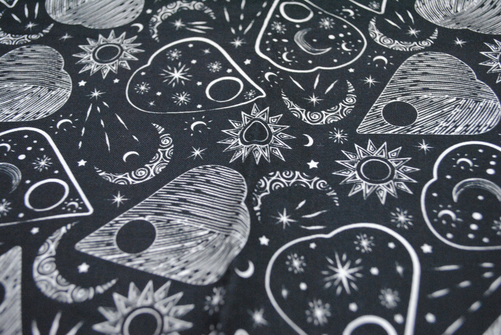 Halloween Astrology cotton fabric was £5.50 now £4.50