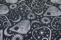 Halloween Astrology cotton fabric was £5.50 now £4.50