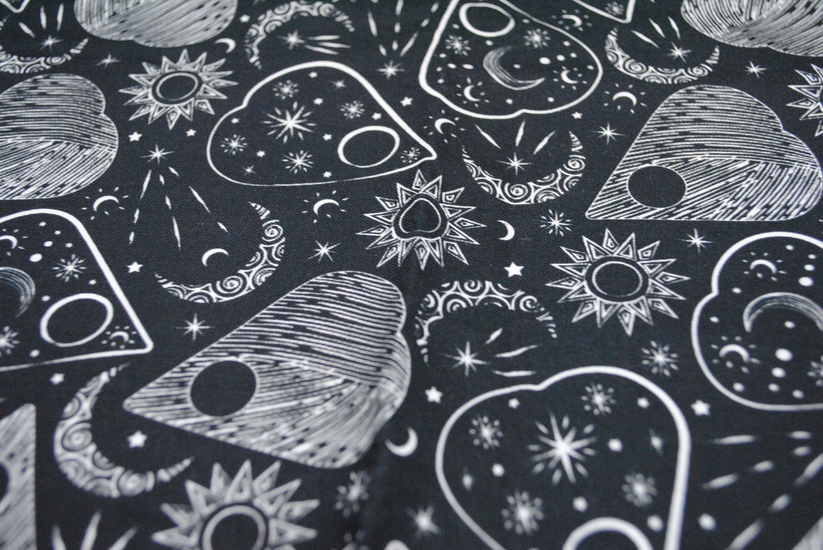 Halloween Astrology cotton fabric was £5.50 now £4.50