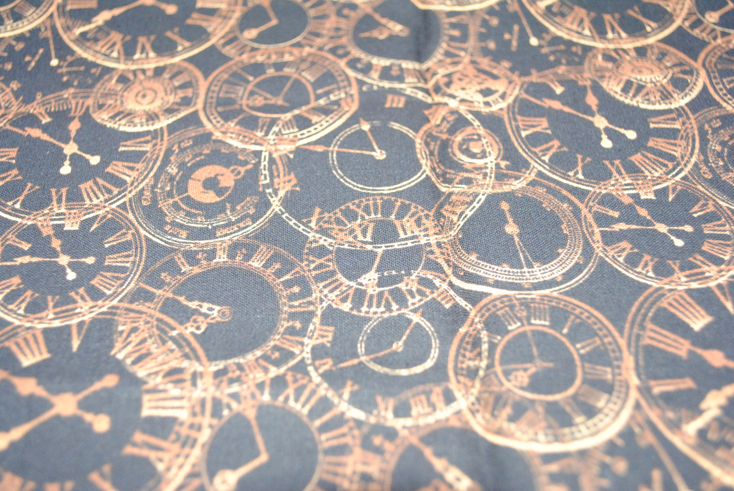 Steampunk clocks cotton