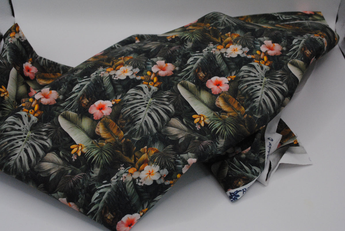 Rose & Hubble banana plant cotton poplin