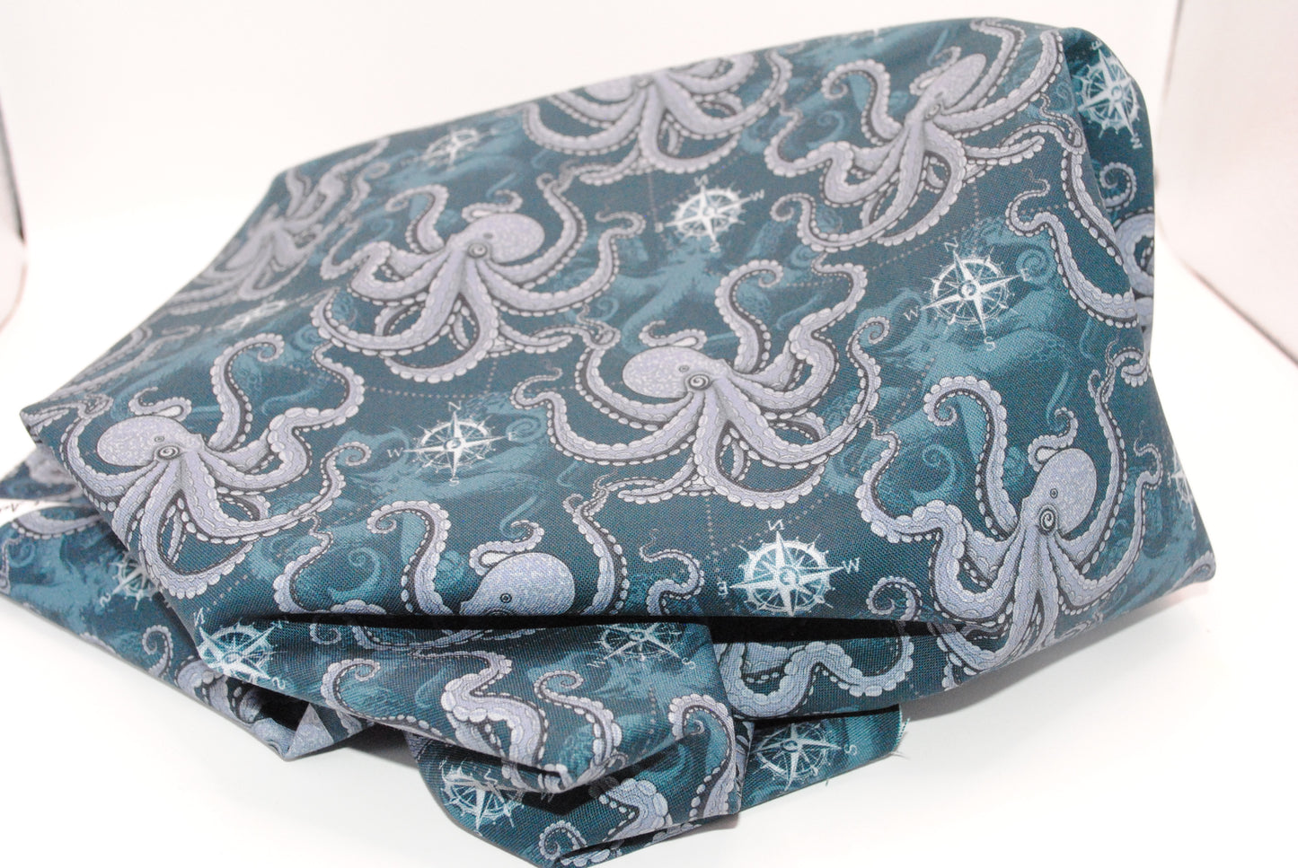 Sail across the sea Octopus fabric
